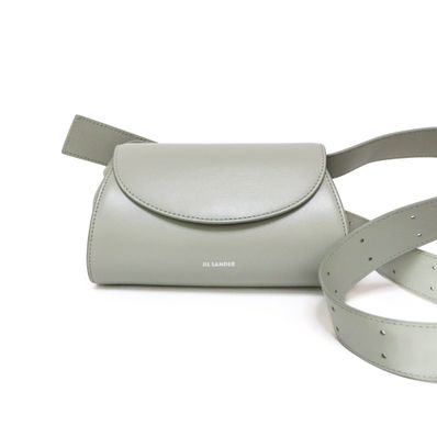 【極美品】ジルサンダー カンノーロ ミニ NS ショルダーバッグ ライトグリーン