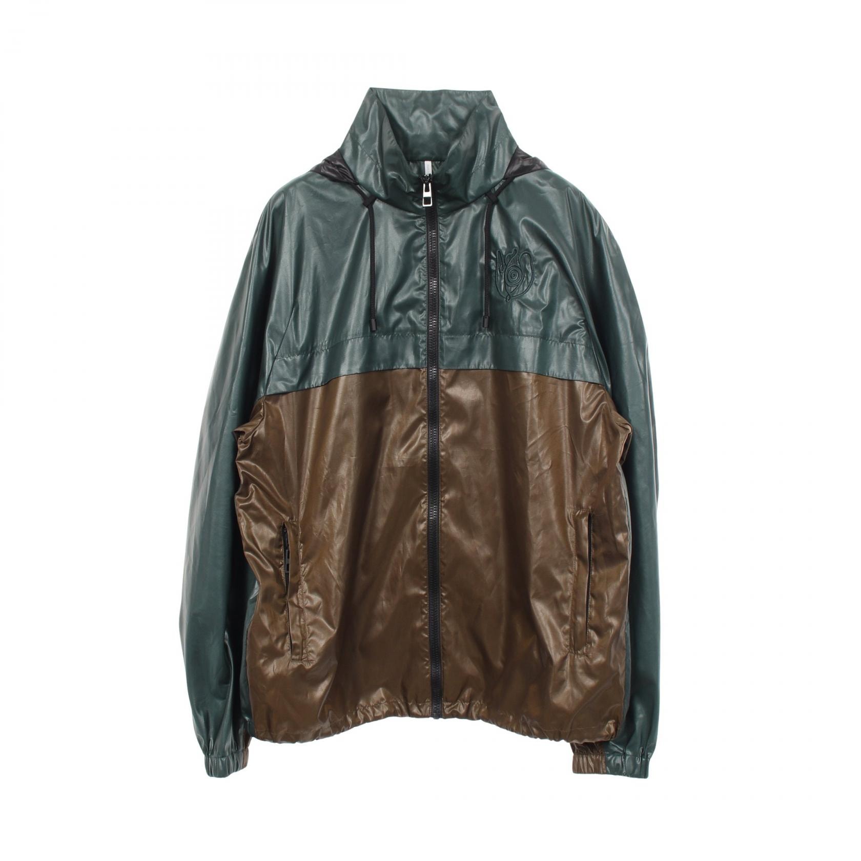 ロエベ LOEWE Eye LOEWE Nature ELN フード付き ジップアップ 衣料品 アウター ポリエステル メンズ カーキ系 / グリーン系 / ブラック系 H2108172AK 【中古】