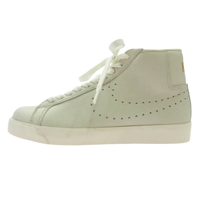 NIKE ナイキ スニーカー 380670-111 BLAZER MID SUPREME PERF TZ ブレザー ミッド サプリーム レザー ホワイト系 25cm【中古】