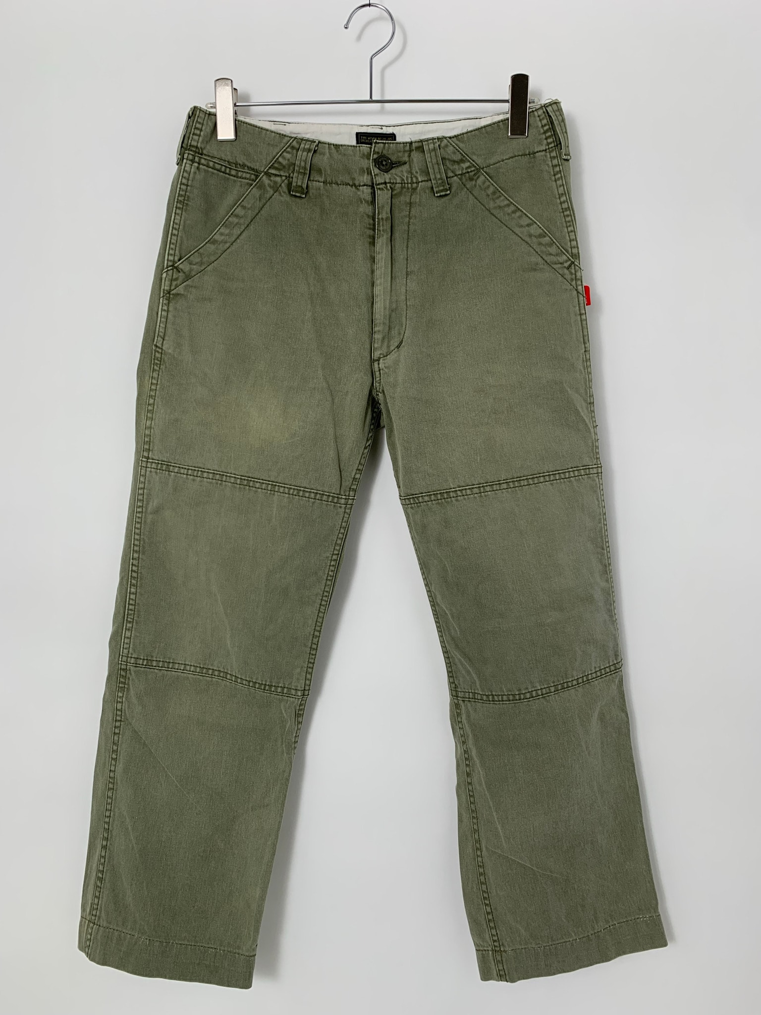 WTAPS BUDS / TROUSERS. COTTON. SATIN OLIVE DRAB