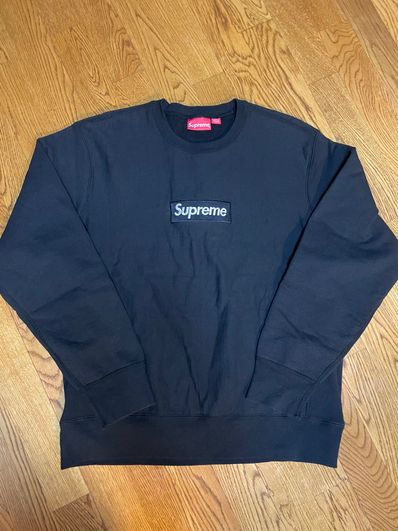 Supreme Box Logo Crewneck Sweatshirt "Black" (18FW)