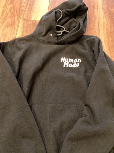HUMAN MADE A$AP Rocky HUMAN TESTING PIZZA HOODIE "Black"