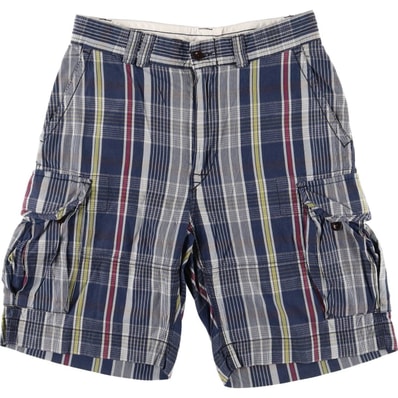 古着 ラルフローレン Ralph Lauren POLO by Ralph Lauren チェック柄 カーゴショーツ ショートパンツ メンズw32相当/eaa527636