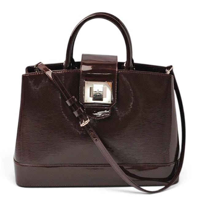 ルイヴィトン バッグ LOUIS VUITTON エピ ミラボーGM M40455 ブルンニュエレクトリック ダークパープル系 ハンドバッグ ショルダーバッグ 2WAY レディース 【中古】