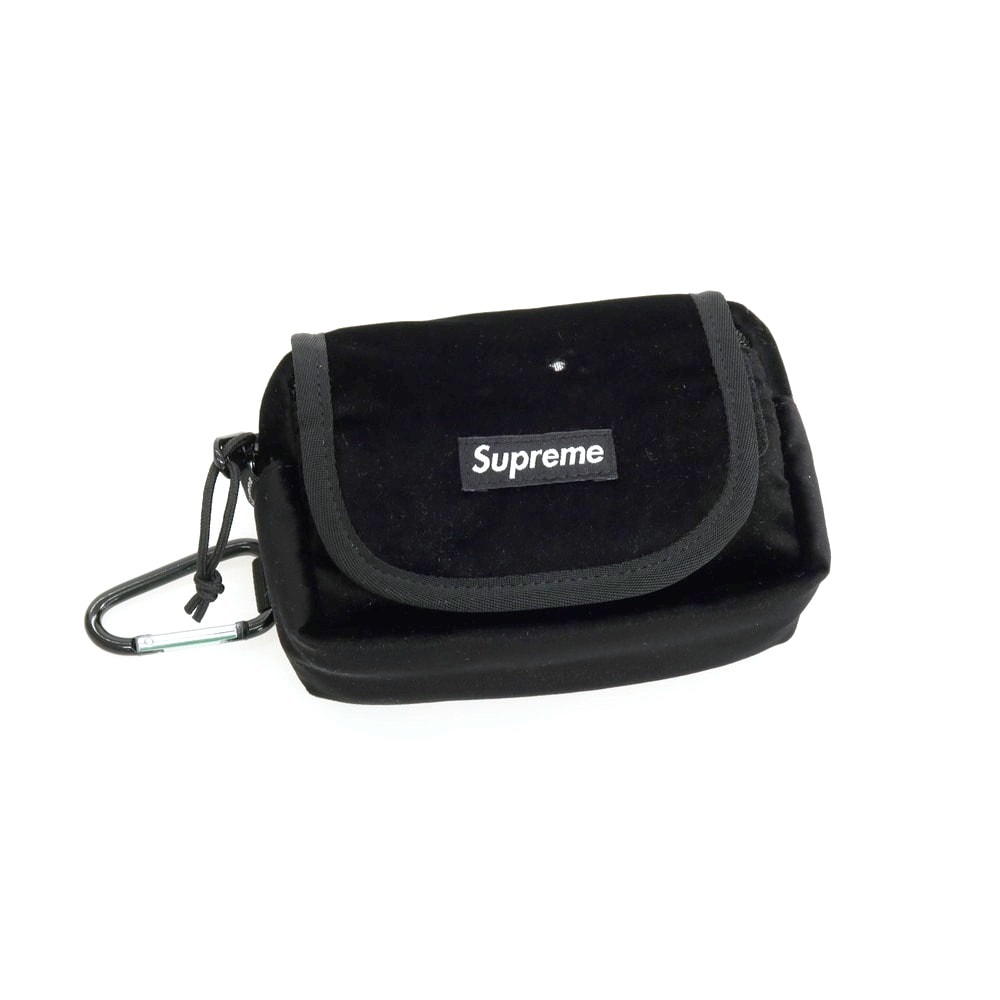 【中古】シュプリーム Supreme 2025年秋冬 Velvet Mini Pouch ポーチ ブラック【WxH10xD14.5】【メンズ】