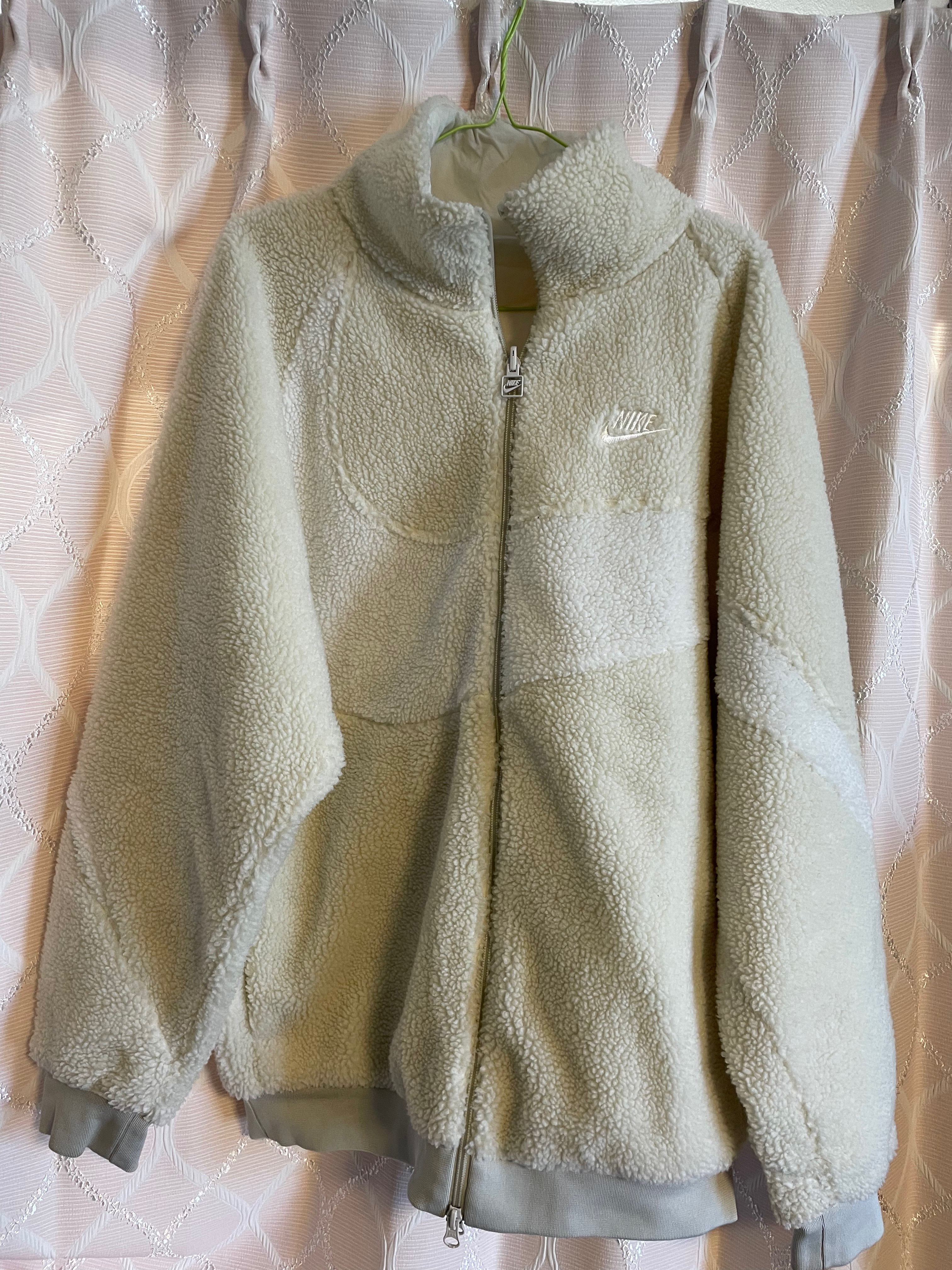 Nike Big Swoosh Boa Jacket "Light Bone/Sail"
