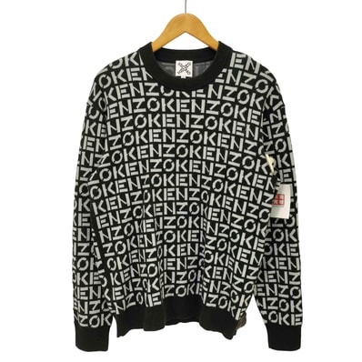 ブラック モノグラムセーター【1140403923335】