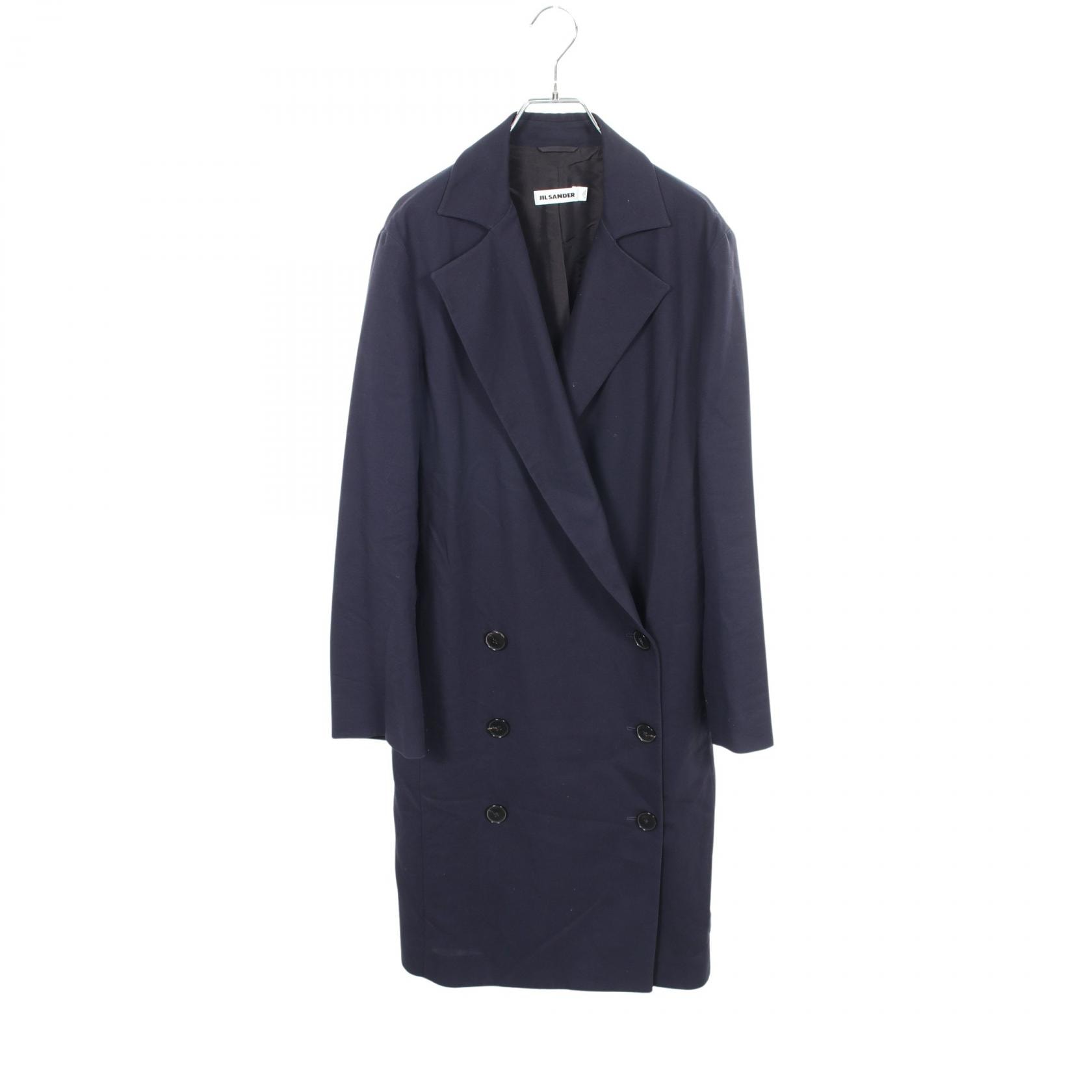 ジルサンダー JIL SANDER 衣料品 アウター コットン レディース ネイビー系 【中古】