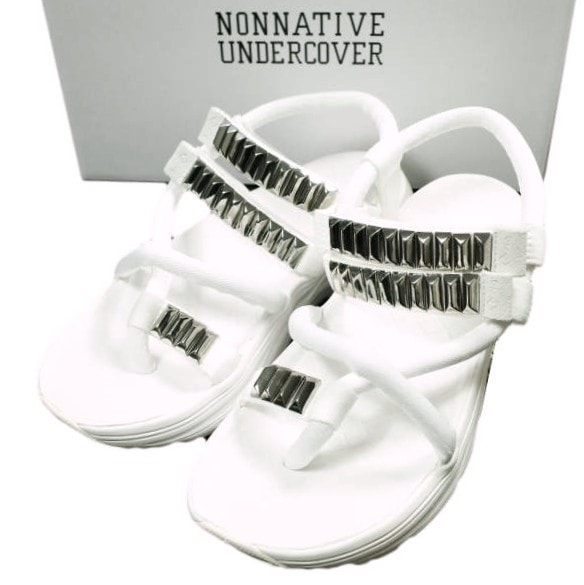 新品 UNDERCOVER x nonnative アンダーカバー ノンネイティブ 25SS 別注 KAMBA 3 by rig サンダル UC1E4F02 / NN-F4653 27cm IVORY シューズ g24868