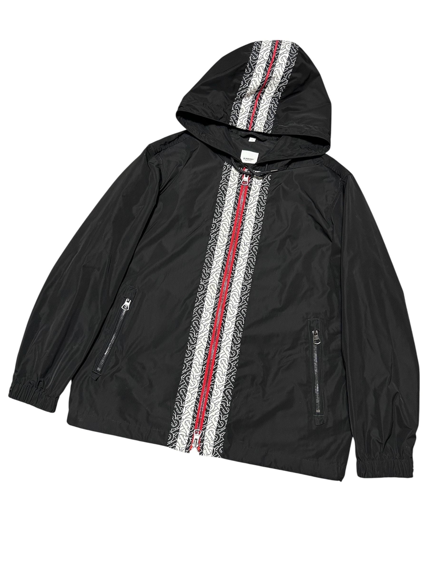 BURBERRY バーバリー TB モノグラムロゴラインナイロンブルゾン