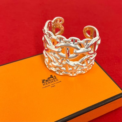 HERMES エルメス シェーヌダンクル アンシェネ TGM バングル シルバー925 バングル シルバー
37233