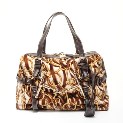 グッチ GUCCI 85周年限定 ベロア ショルダーバッグ【中古】