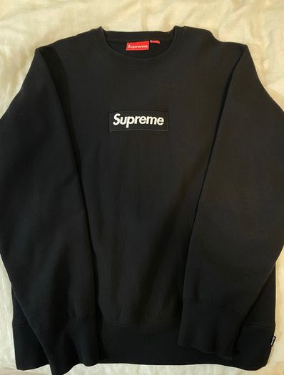 Supreme Box Logo Crewneck Sweatshirt "Black" (18FW)