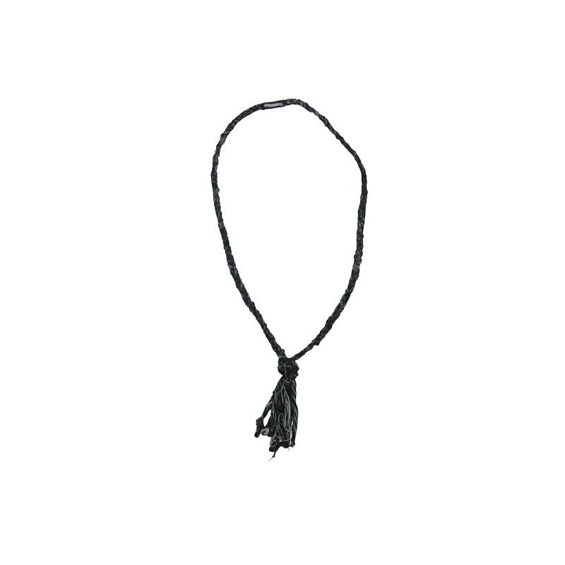 NEIGHBORHOOD JQ Braid Necklace "Black"