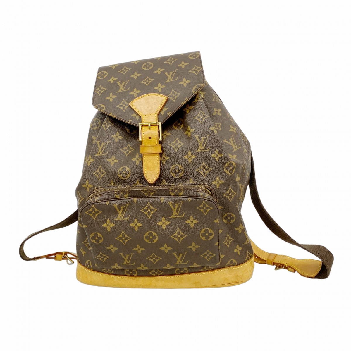 【6dc2639】ルイヴィトン リュック・デイパック モノグラム モンスリGM M51135 ブラウン【中古】レディース