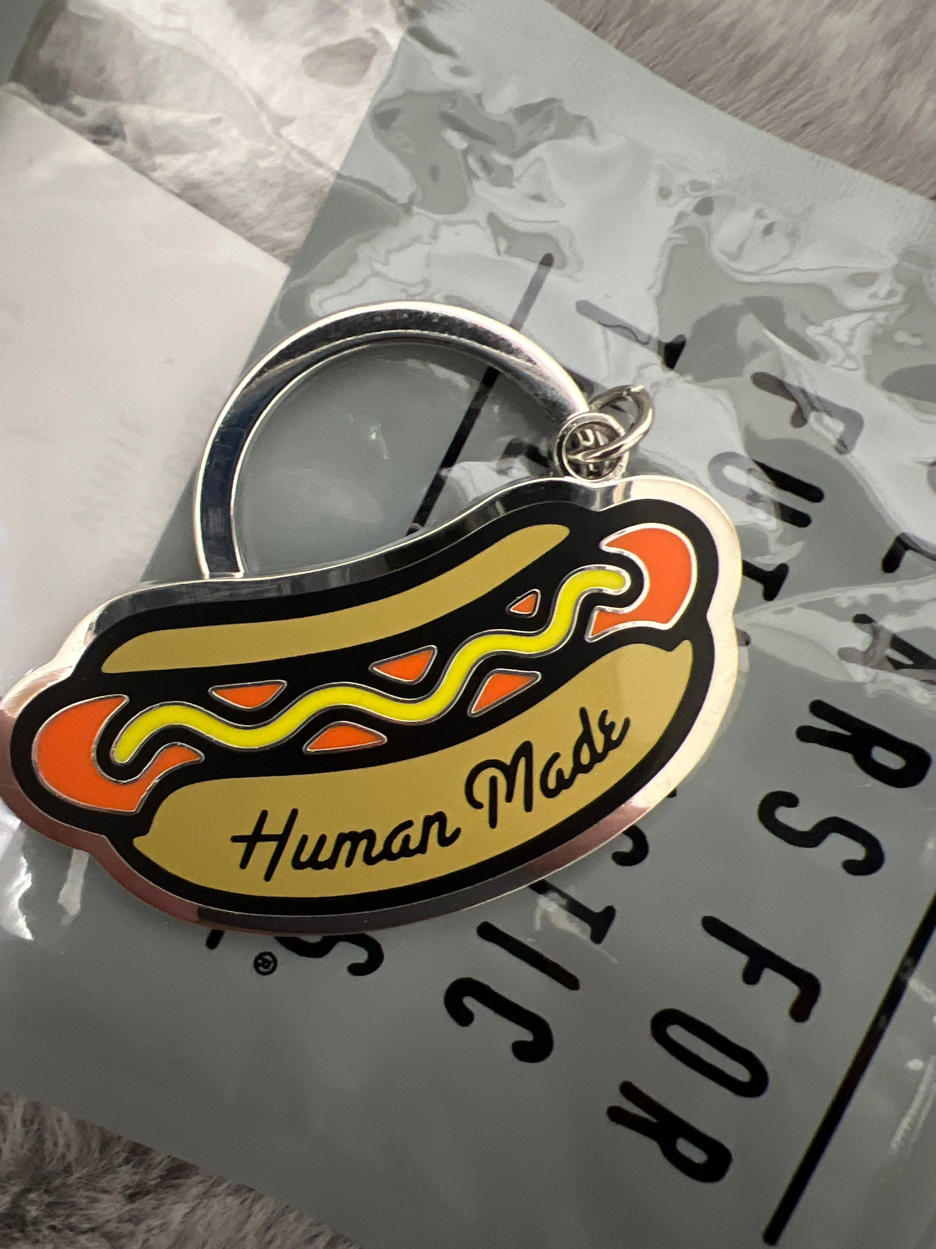 HUMAN MADE HOT DOG KEY CHARM "Yellow"