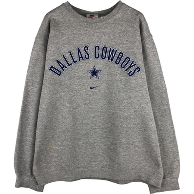 古着 90年代 ナイキ NIKE NFL DALLAS COWBOYS ダラスカウボーイズ プリントスウェットシャツ トレーナー USA製 メンズL相当 ヴィンテージ/eaa590718