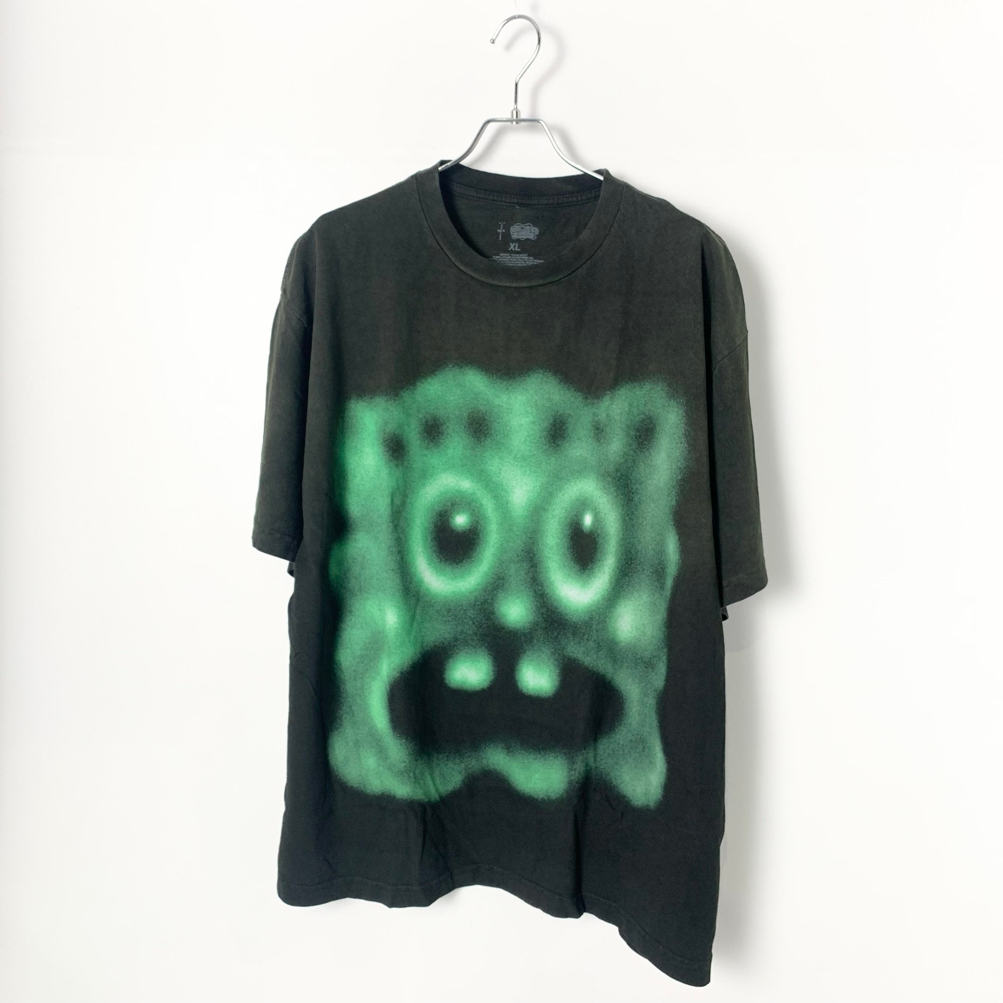 Travis Scott Cactus Jack x SPONGEBOB Krabby Patty Tee "Black"