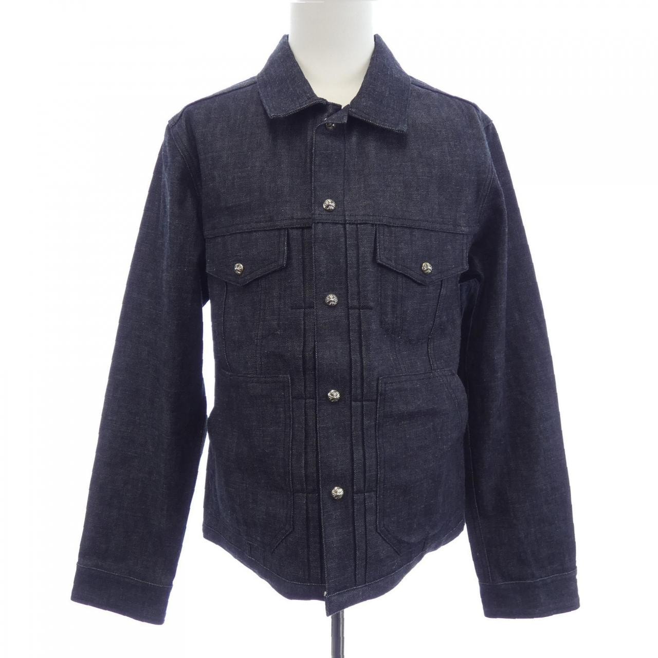 Chrome Hearts KS Fit Cross Ball Button Denim Jacket "Indigo"