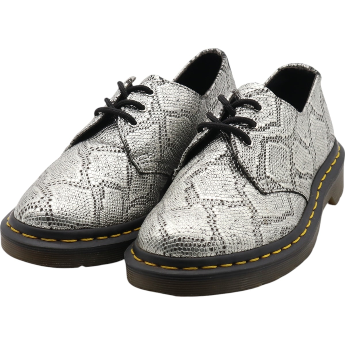 古着 ドクターマーチン Dr.Martens 蛇柄 パイソン柄 3ホールシューズ 4 レディース23.5cm相当/saa014257