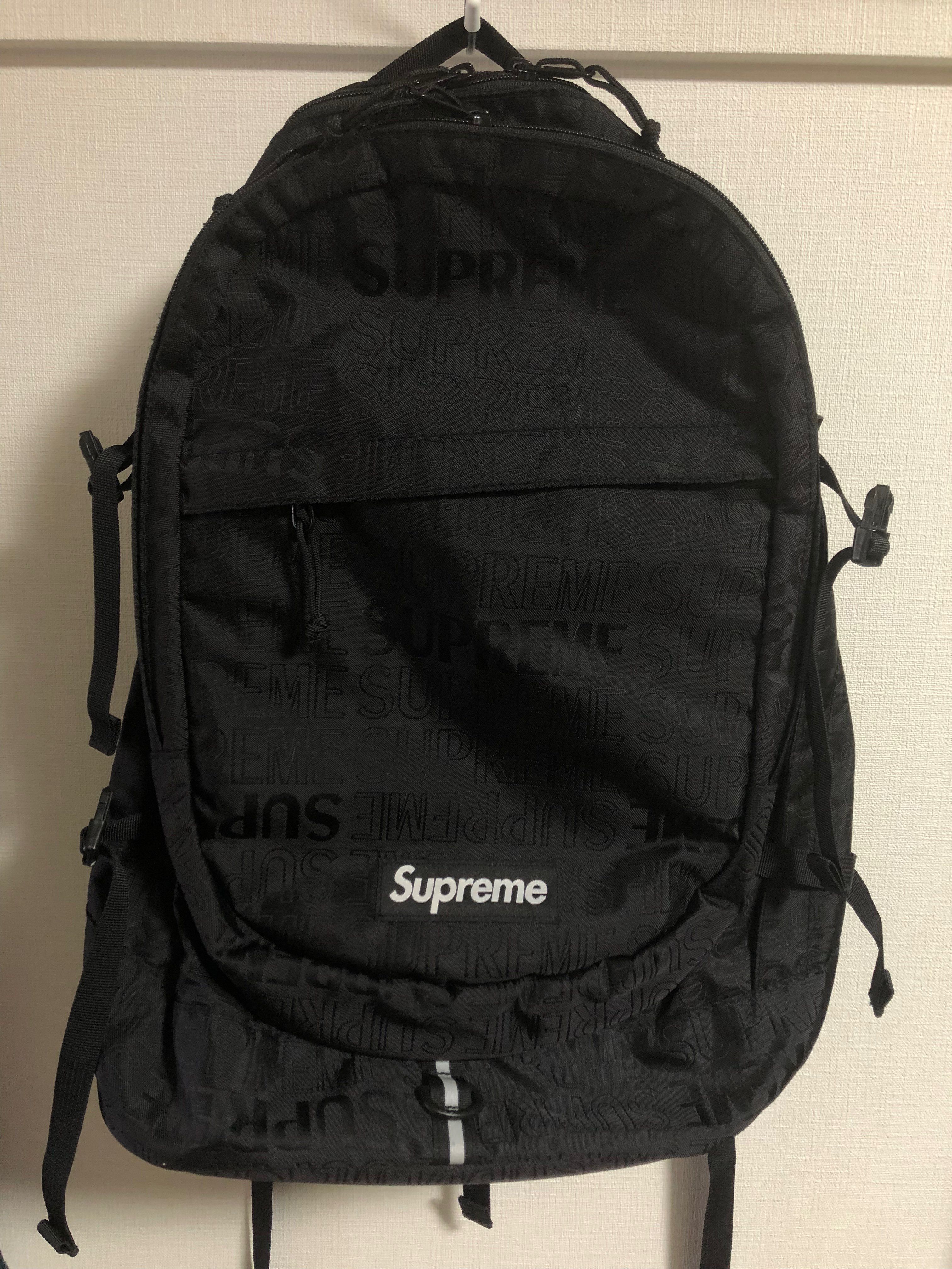 Supreme 19SS Backpack "Black"