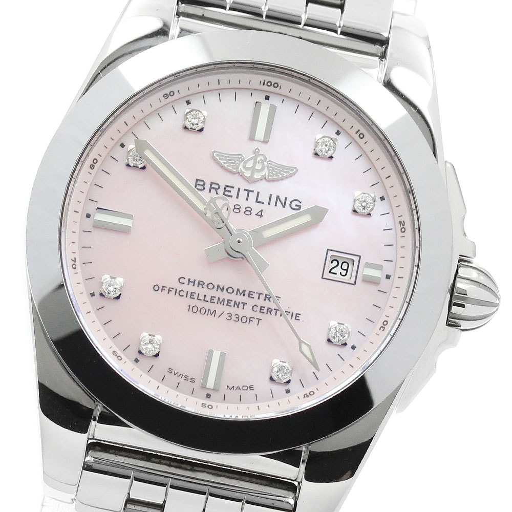 ☆美品 ブライトリング ギャラクティック 29 スリークT レディース 【中古】