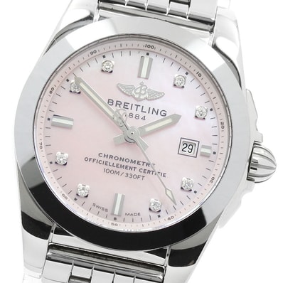 ☆美品 ブライトリング ギャラクティック 29 スリークT レディース 【中古】