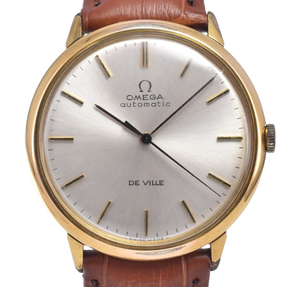 オメガ OMEGA 161.036 ヴィンテージ デビル Cal.711 シルバー 自動巻き メンズ 良品 腕時計 Q#149093