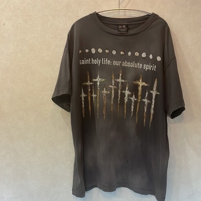 SAINT Mxxxxxx x FORSOMEONE FS_SS T-Shirt/God "Black"
