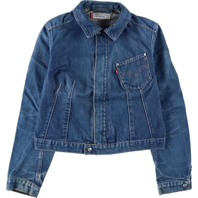古着 リーバイス Levi's ENGINEERED エンジニアード ユーロモデル デニムジャケット Gジャン レディースM相当/eaa650827