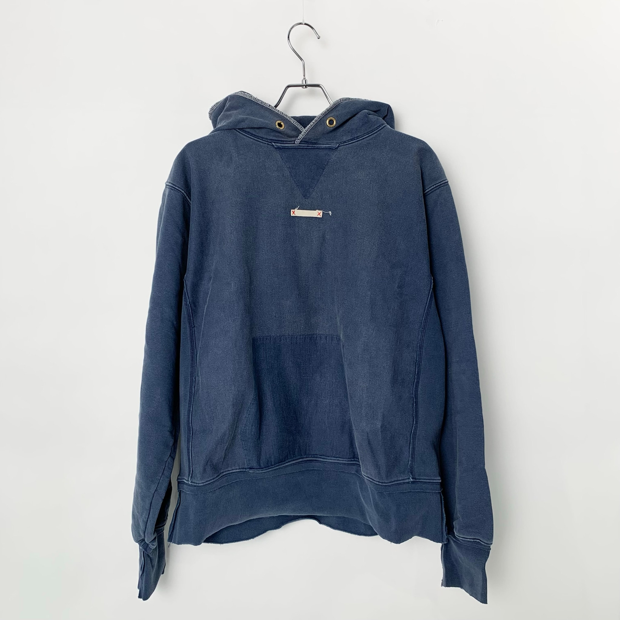 Maison Margiela Stitch Tag Detail Hoodie "Marine"