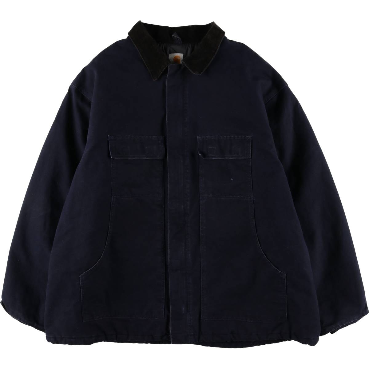 古着 ビッグサイズ 00年代 カーハート Carhartt トラディショナルコート 中綿入り ダックワークジャケット メンズXXXL相当/eaa596899