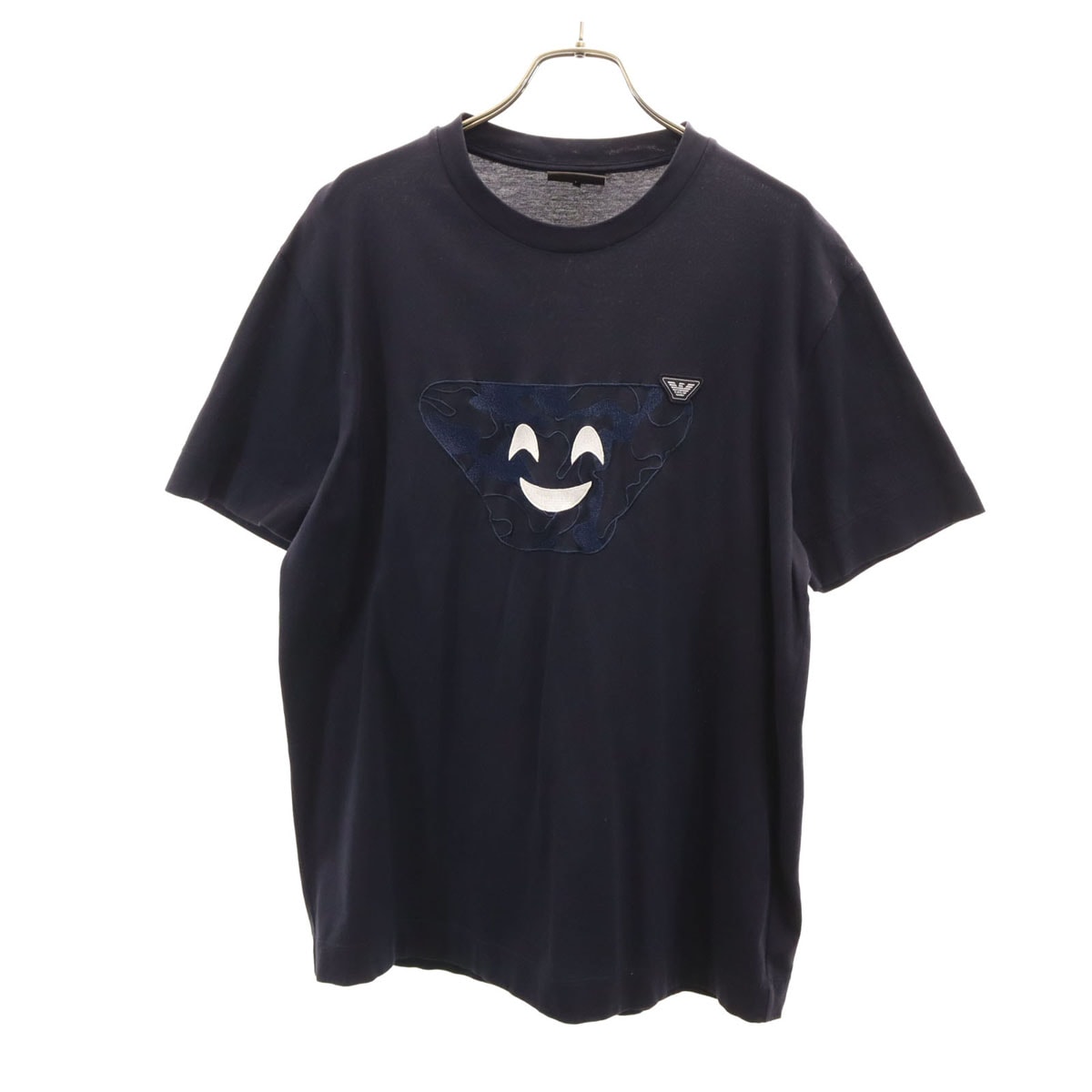 美品 Emporio Armani エンポリオアルマーニ 半袖 Tシャツ L ネイビー