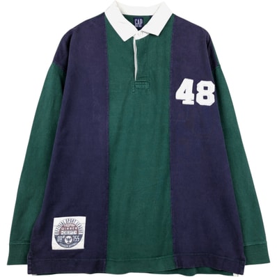 古着 90年代 ギャップ GAP オールドギャップ 長袖 ラガーシャツ メンズXL相当 ヴィンテージ/eaa652210