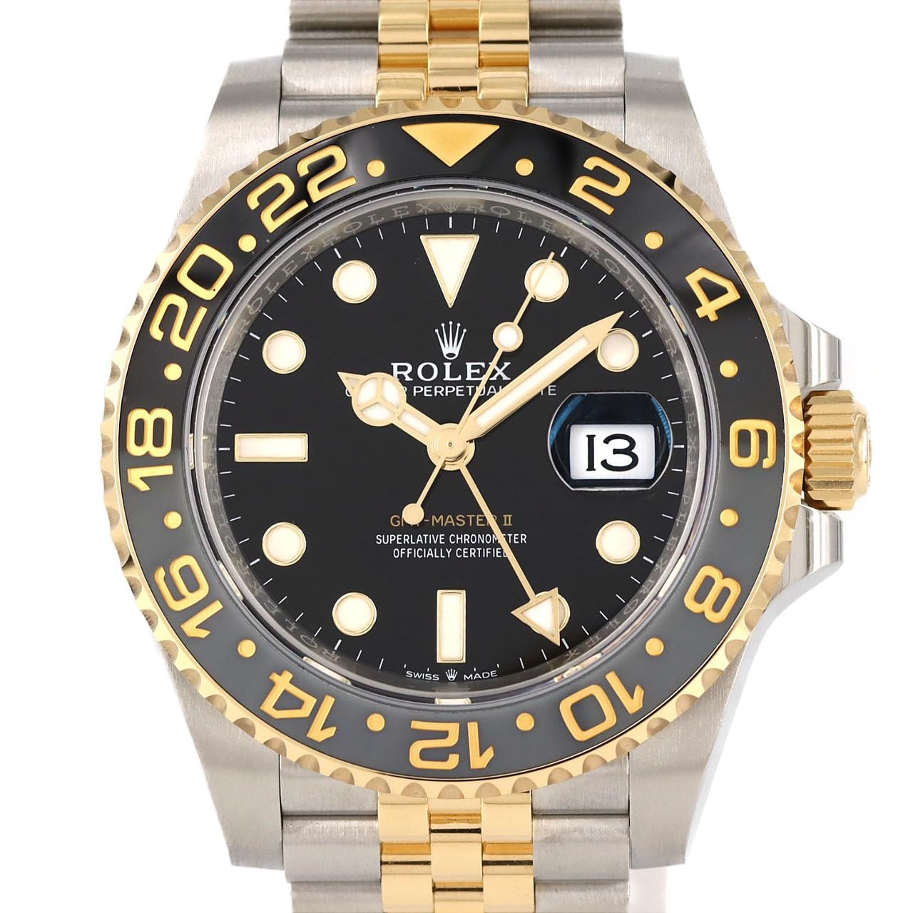 ロレックス GMTマスターII 126713GRNR SSxYG 自動巻 ランダム番