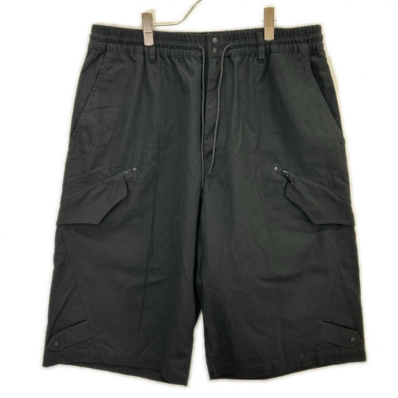 ワイスリー IN4347 ブラック コットン WORKWEAR SHORTS /ワークウェアショール カーゴパンツ XL