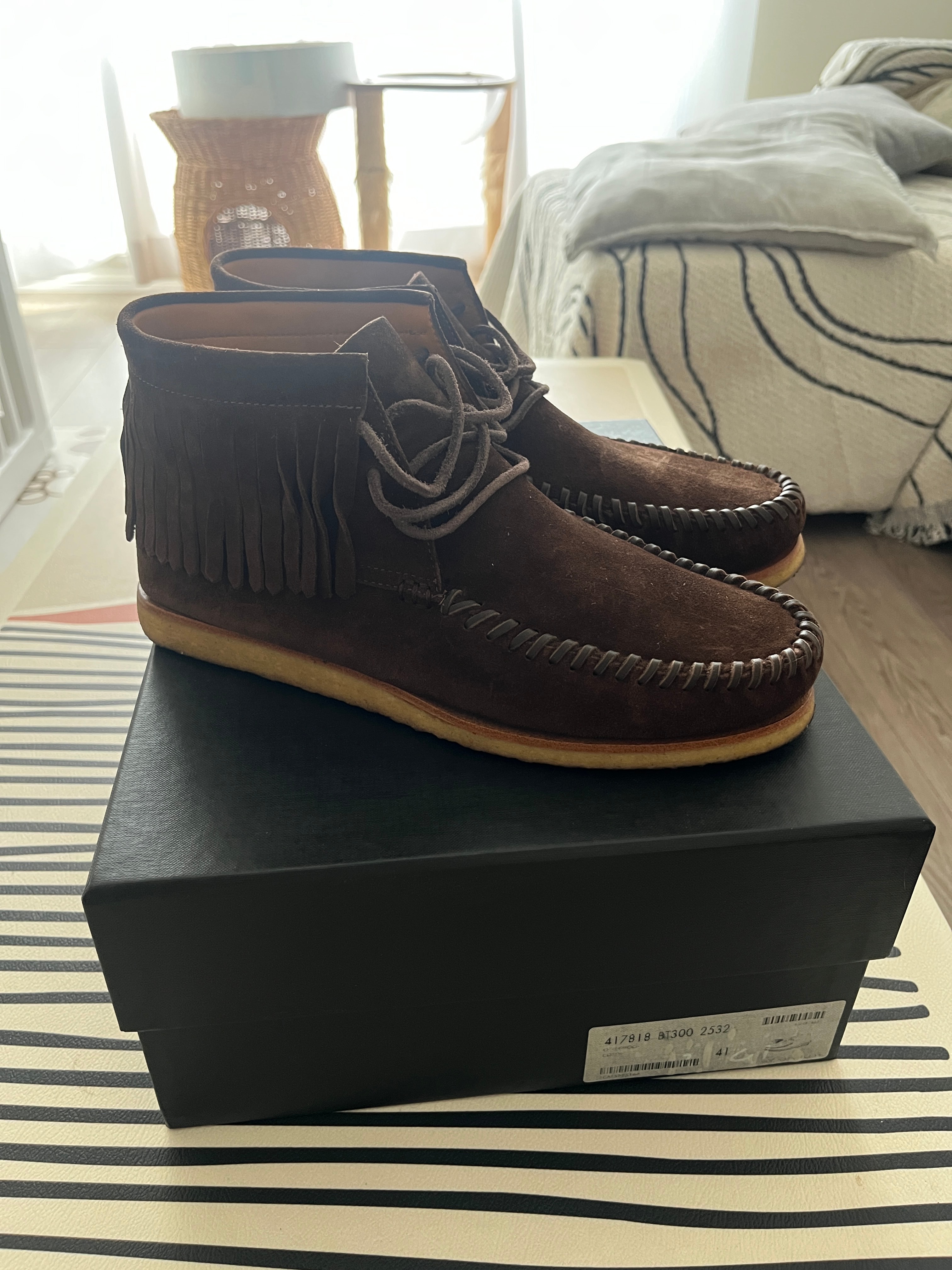 サンローラン モカシンシューズ