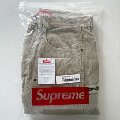 Supreme Washed Corduroy Double Knee Painter Short "Tan"