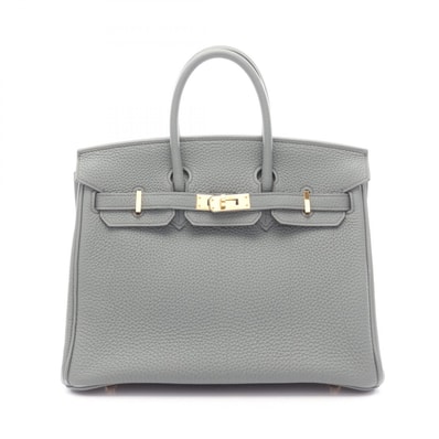 エルメス HERMES バーキン25 ハンドバッグ バッグ レザー トゴ トゴ ヴェールアマンド D刻印(2019年製造) レディース グリーン系 【中古】