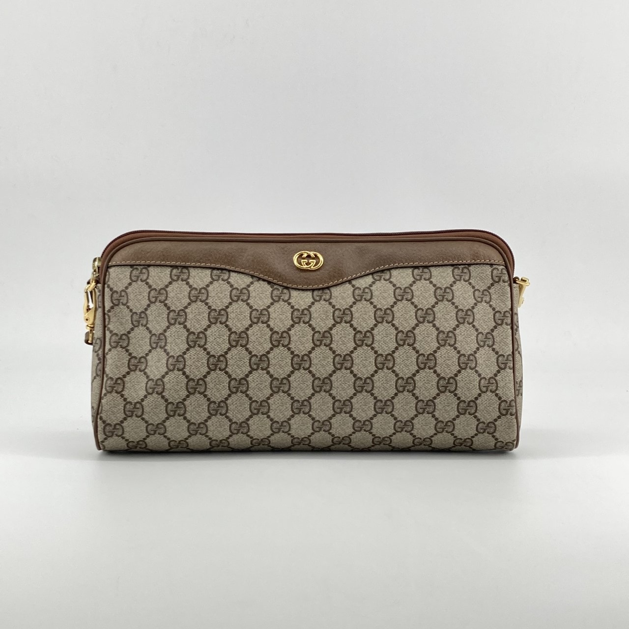 GUCCI(グッチ) オールドグッチ GGロゴ金具 2way ショルダーバッグ ベージュ