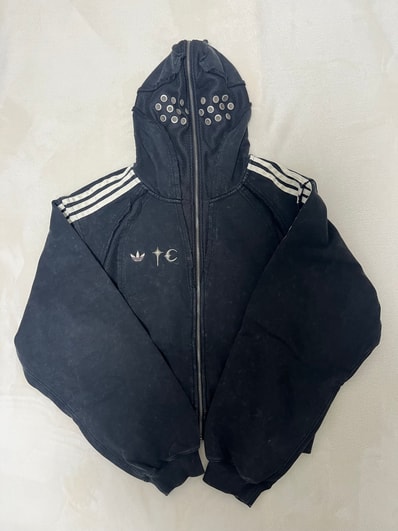 adidas x Thug Club Team Geist Zip-Up Hoodie "Black"