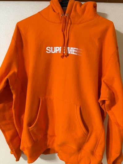 Supreme Motion Logo Hooded Sweatshirt "Orange" (23SS)