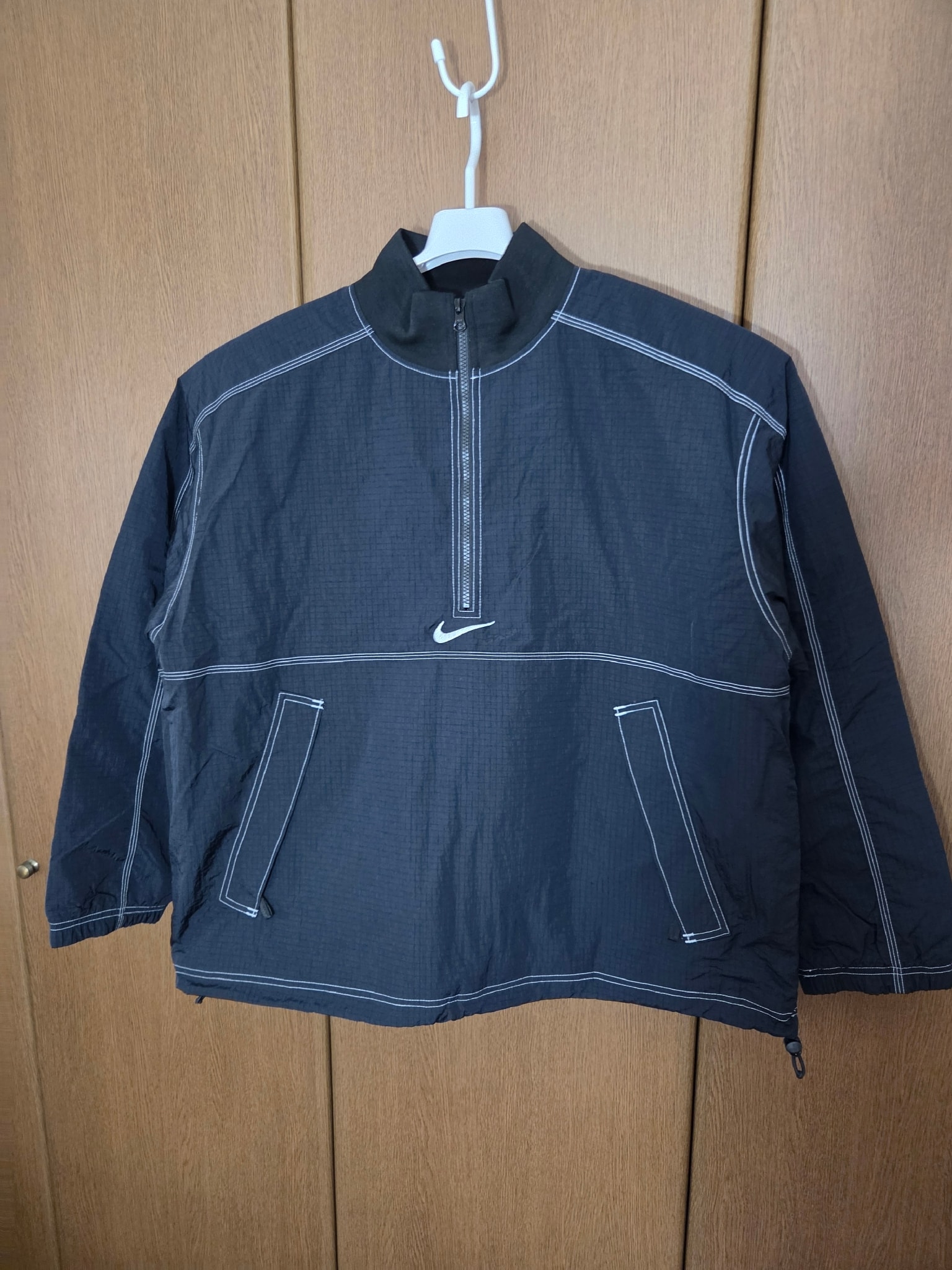 Supreme x Nike Ripstop Pullover "Black"
