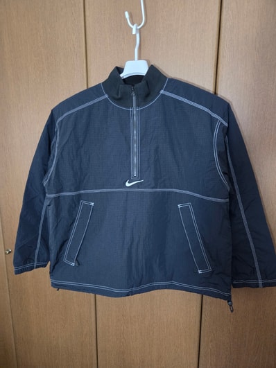Supreme x Nike Ripstop Pullover "Black"