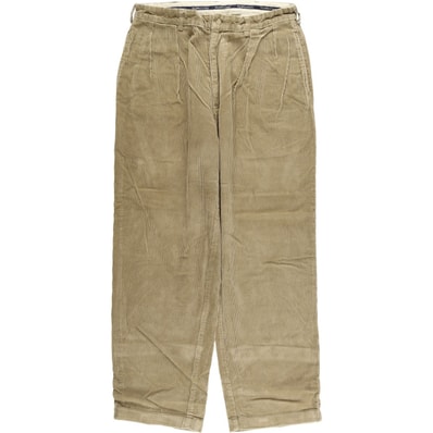 古着 ラルフローレン Ralph Lauren POLO RALPH LAUREN ANDREW PANT 太畝 ツータック コーデュロイパンツ メンズw33相当/eaa480263