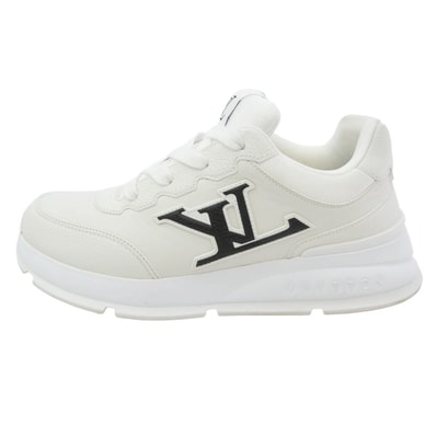 LOUIS VUITTON ルイ・ヴィトン スニーカー 25AW 1AHSTF LV クラッシック スニーカー LVロゴ ローカットスニーカー ホワイト系 7【中古】