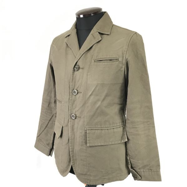 日本製★ジャーナルスタンダード/JOURNAL STANDARD★麻40%×綿60%/ジャケット【36/メンズS/茶/brown】Jackets/Made in Japan◆BH295