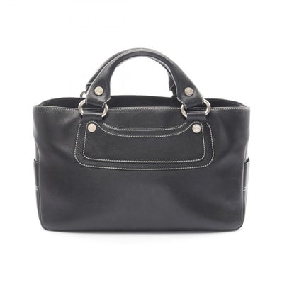 セリーヌ CELINE ブギーバッグ ハンドバッグ バッグ レザー レディース ブラック系 【中古】