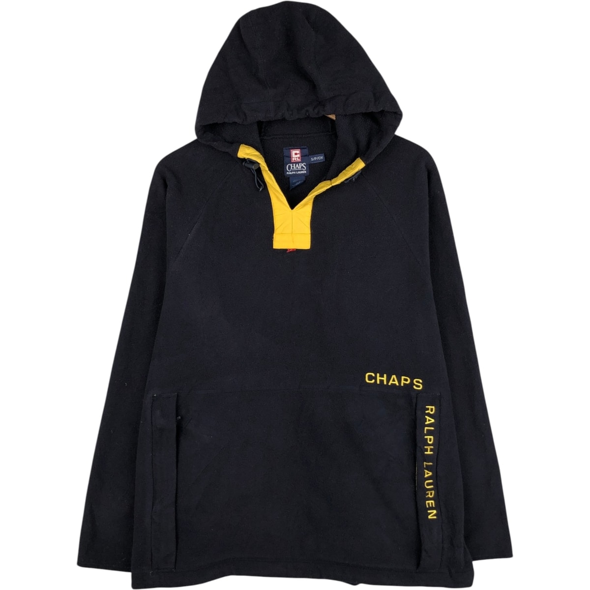 古着 ラルフローレン Ralph Lauren CHAPS チャップス Vネック フリースプルオーバーパーカー メンズS相当/eaa619421