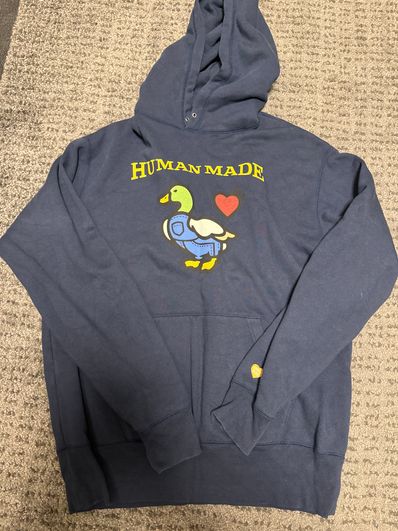 HUMAN MADE DUCK HOODIE "Navy"